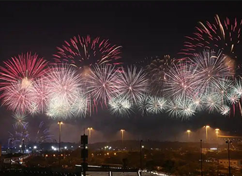 银川焰火晚会